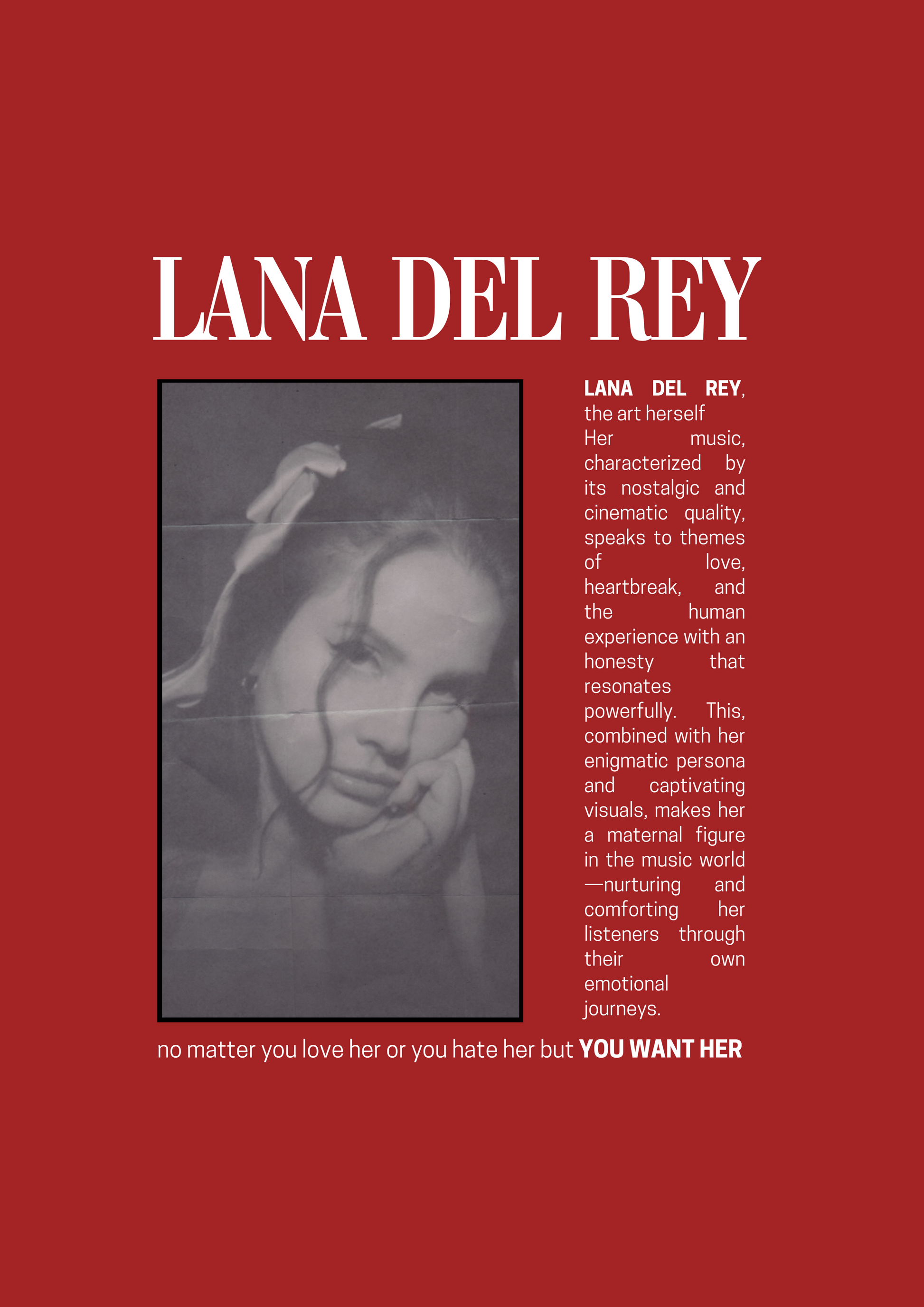 LANA DEL REY OVERSIZED T-SHIRT