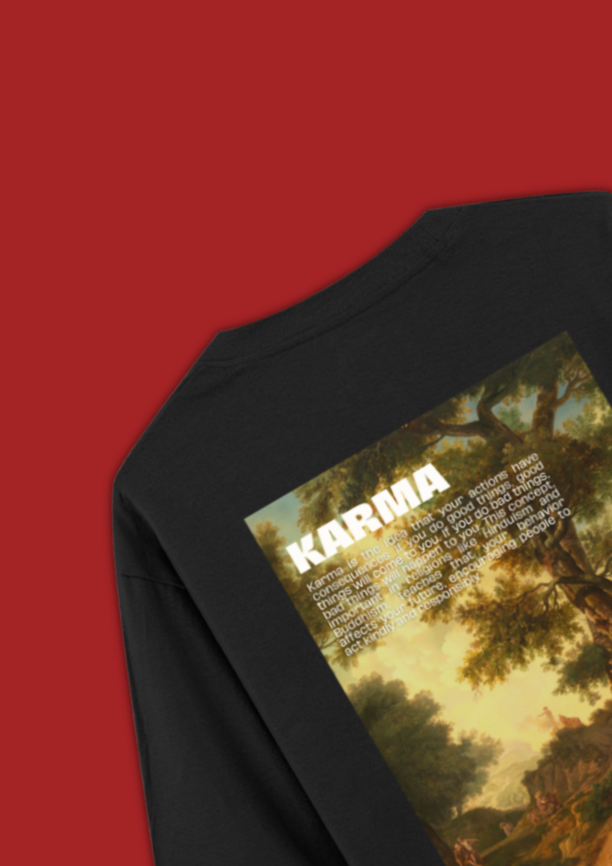 KARMA OVERSIZED T-SHIRT