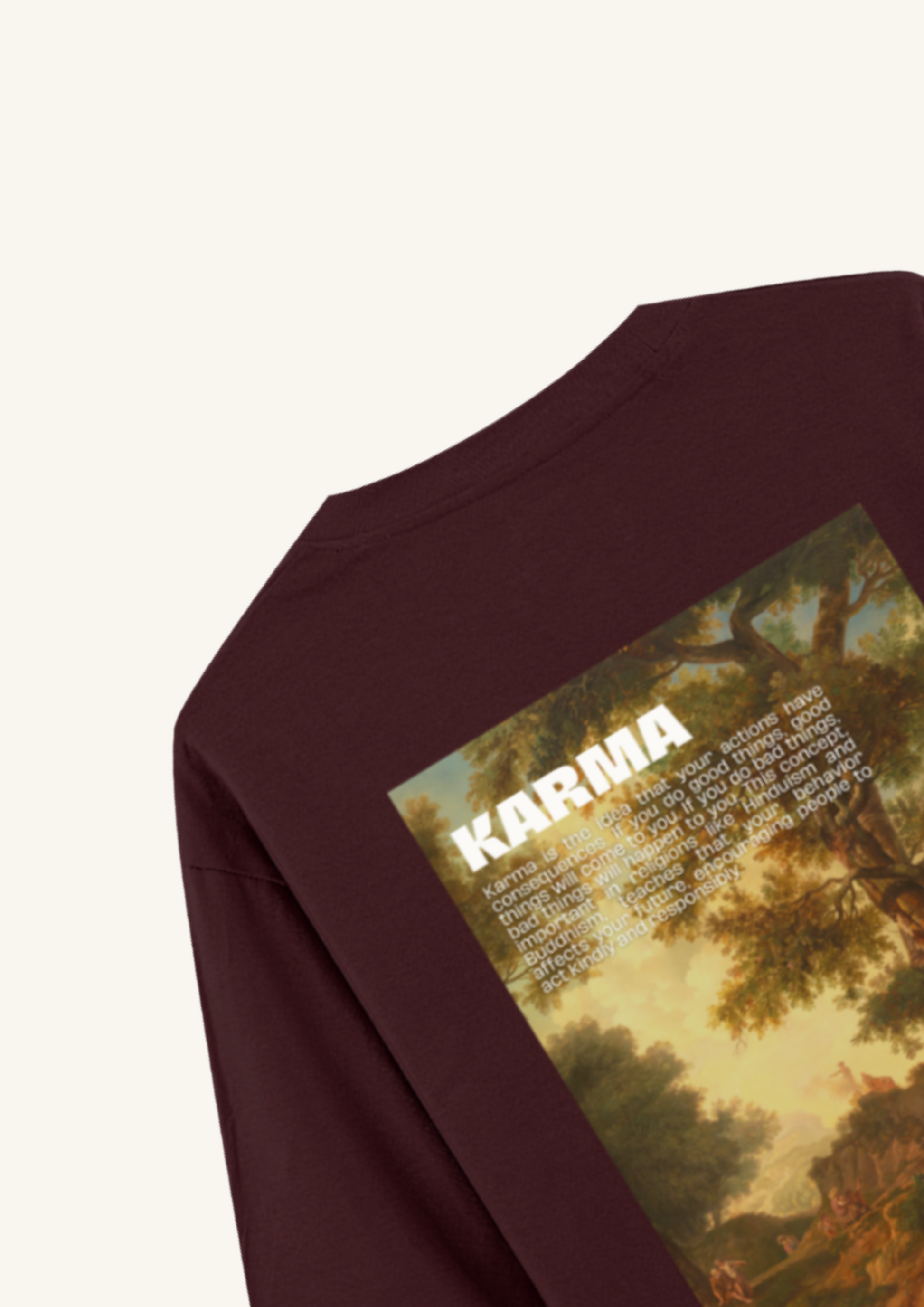 KARMA OVERSIZED T-SHIRT