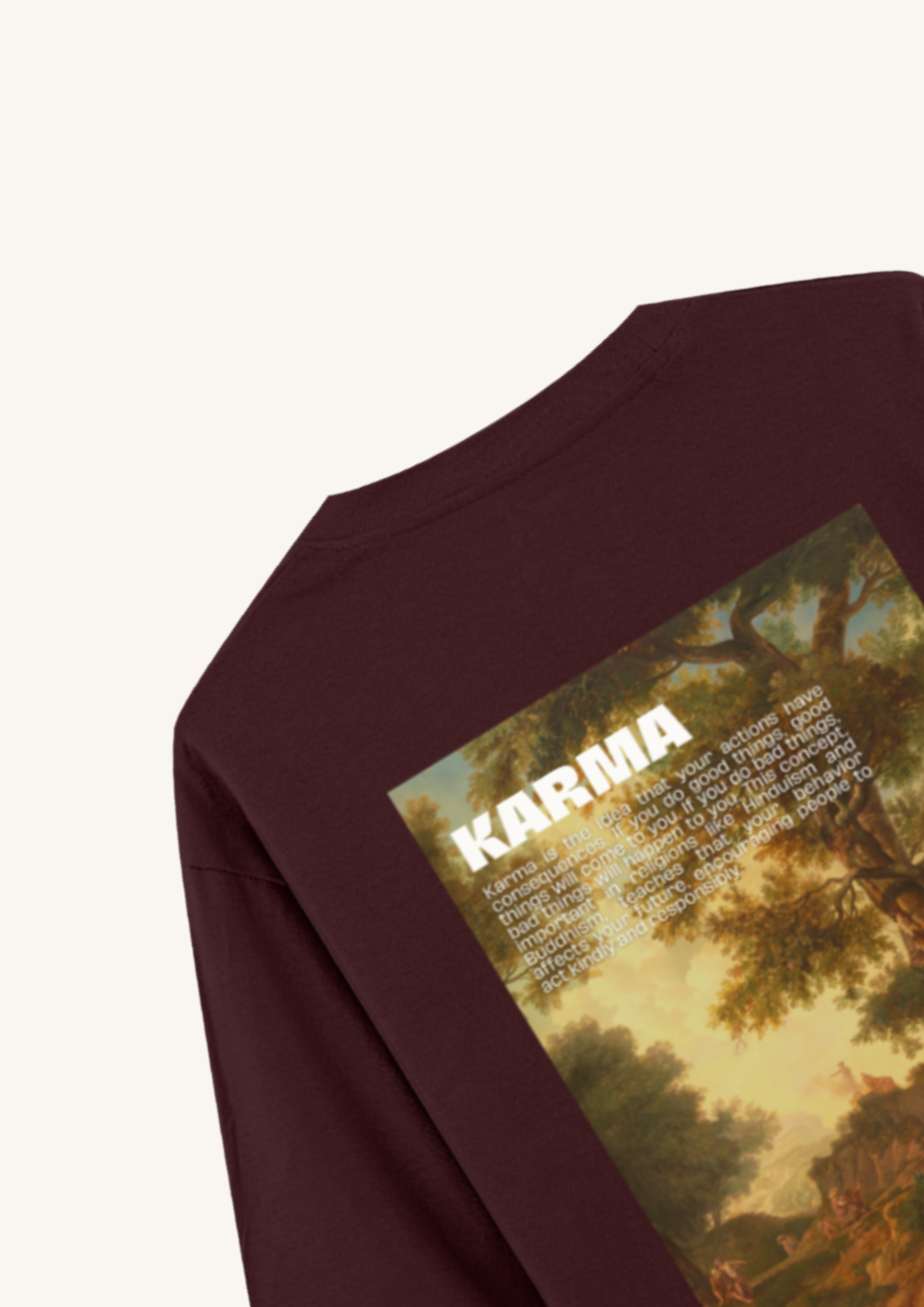 KARMA OVERSIZED T-SHIRT