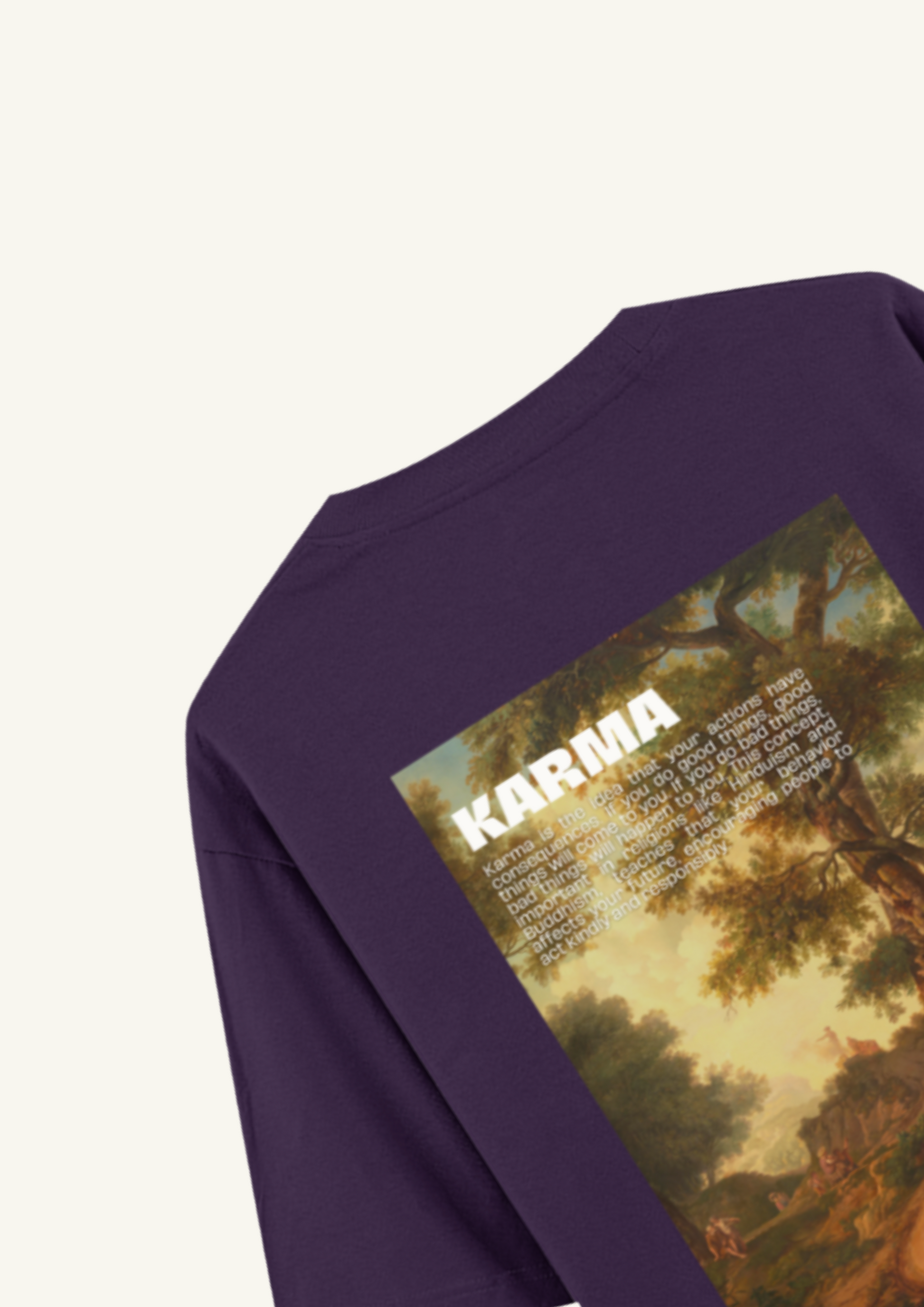 KARMA OVERSIZED T-SHIRT