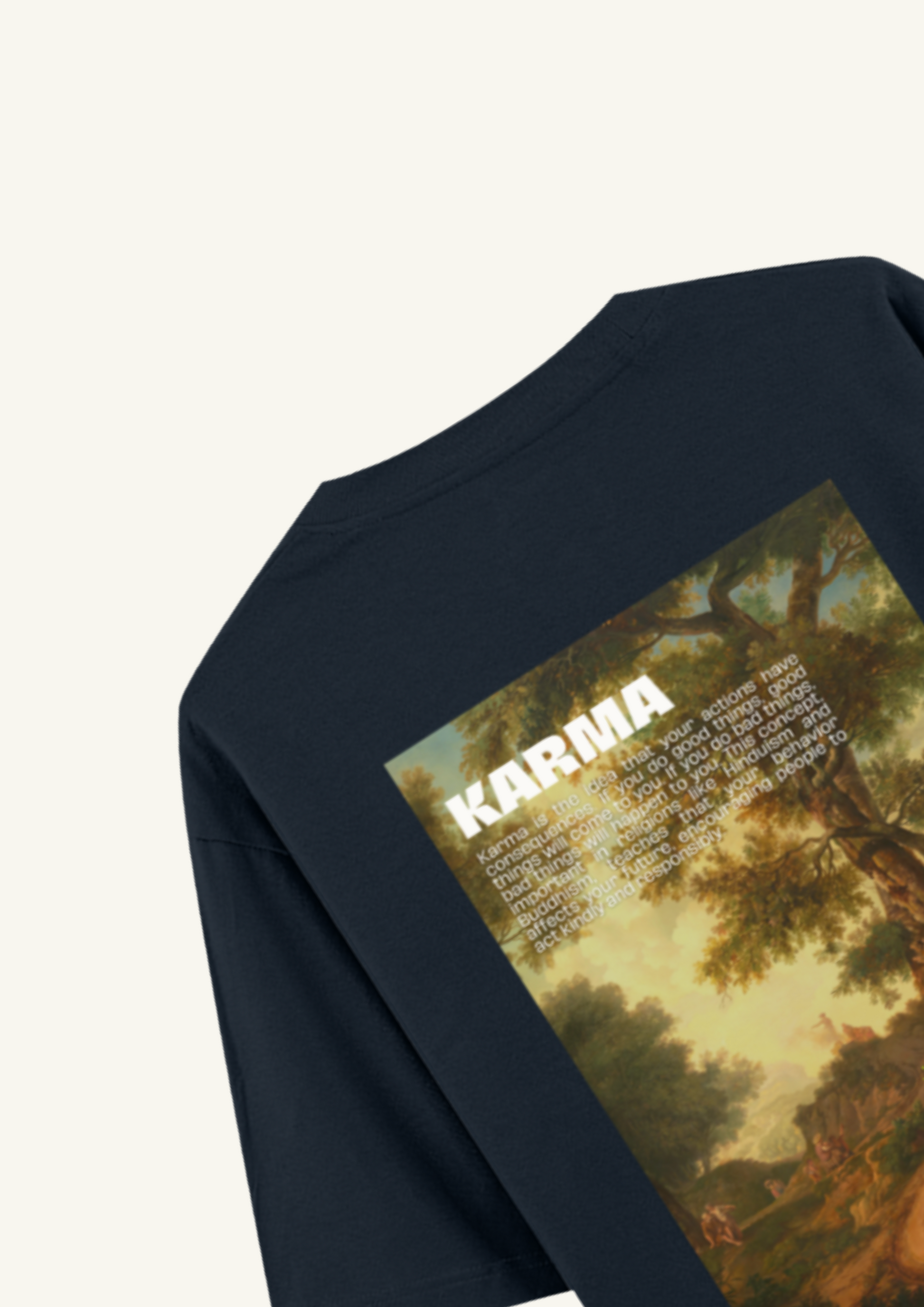 KARMA OVERSIZED T-SHIRT