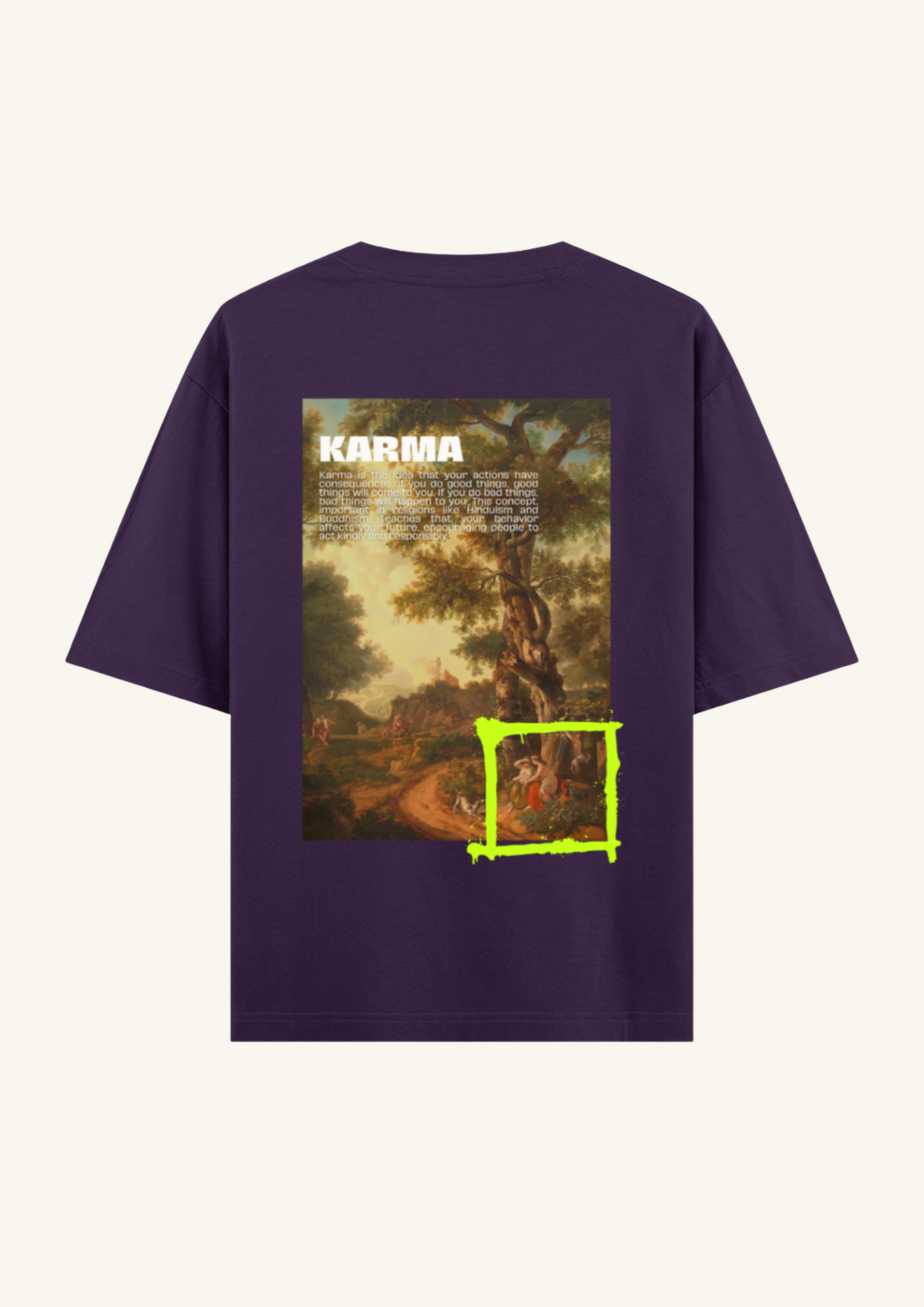 KARMA OVERSIZED T-SHIRT