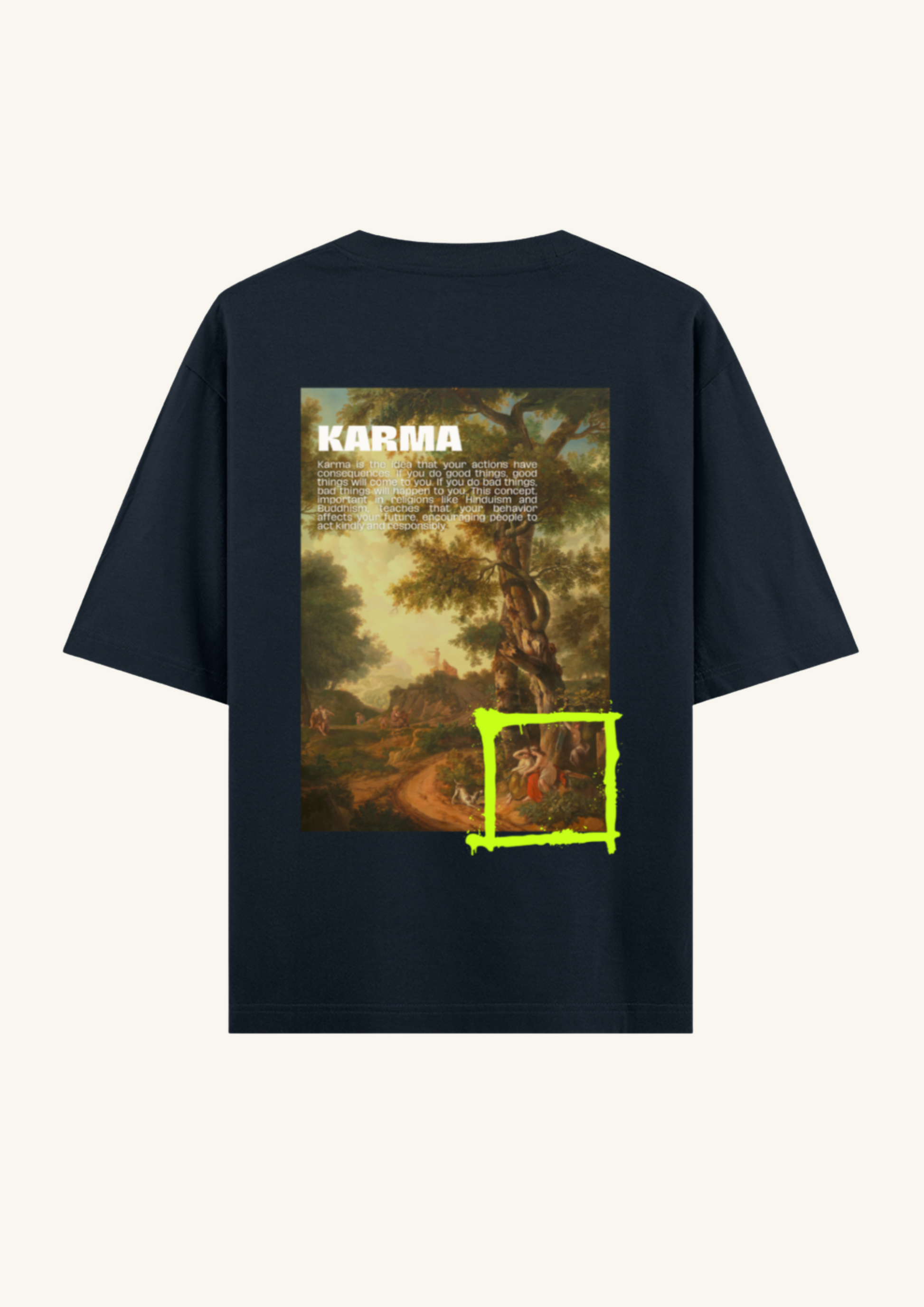 KARMA OVERSIZED T-SHIRT