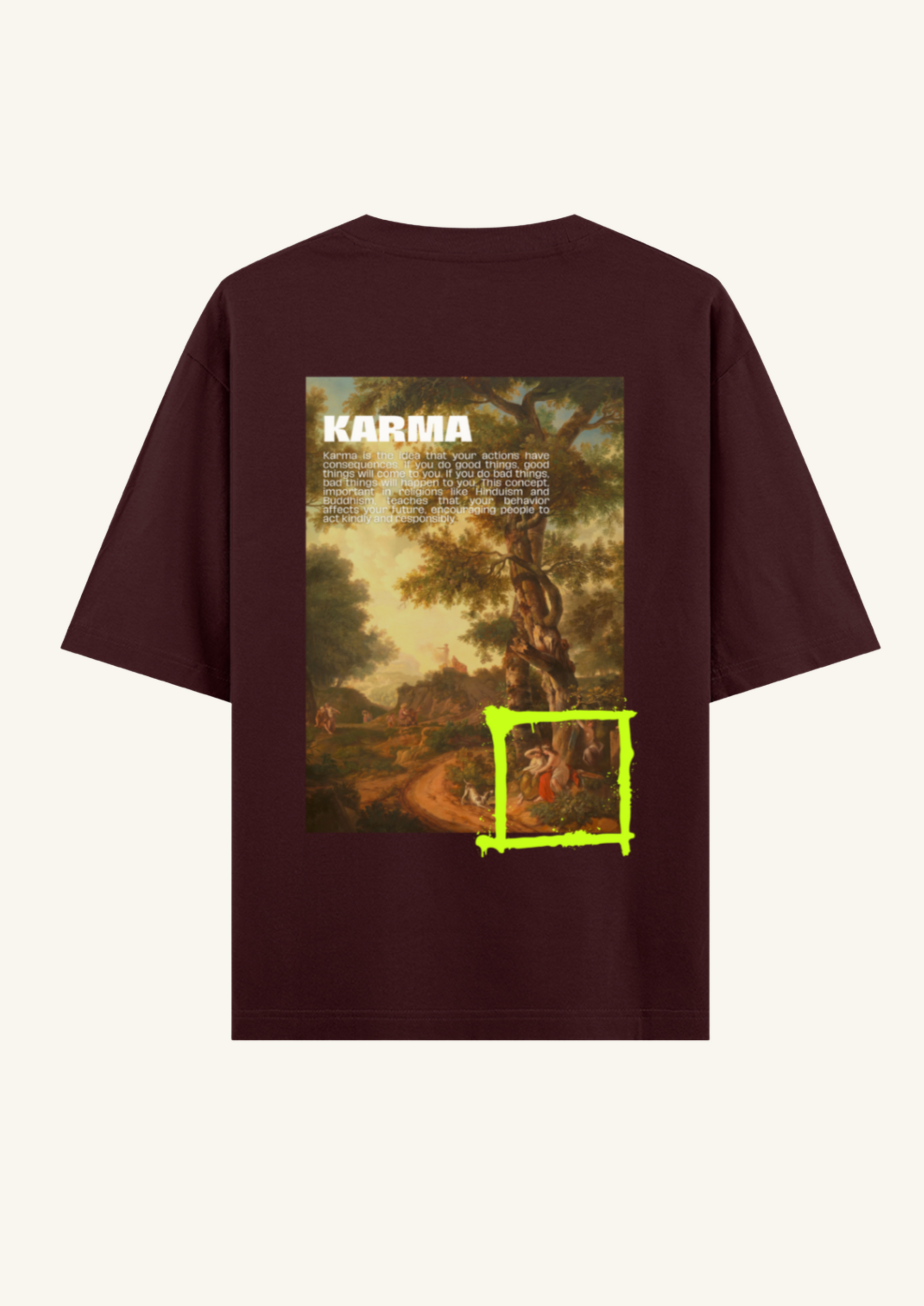 KARMA OVERSIZED T-SHIRT