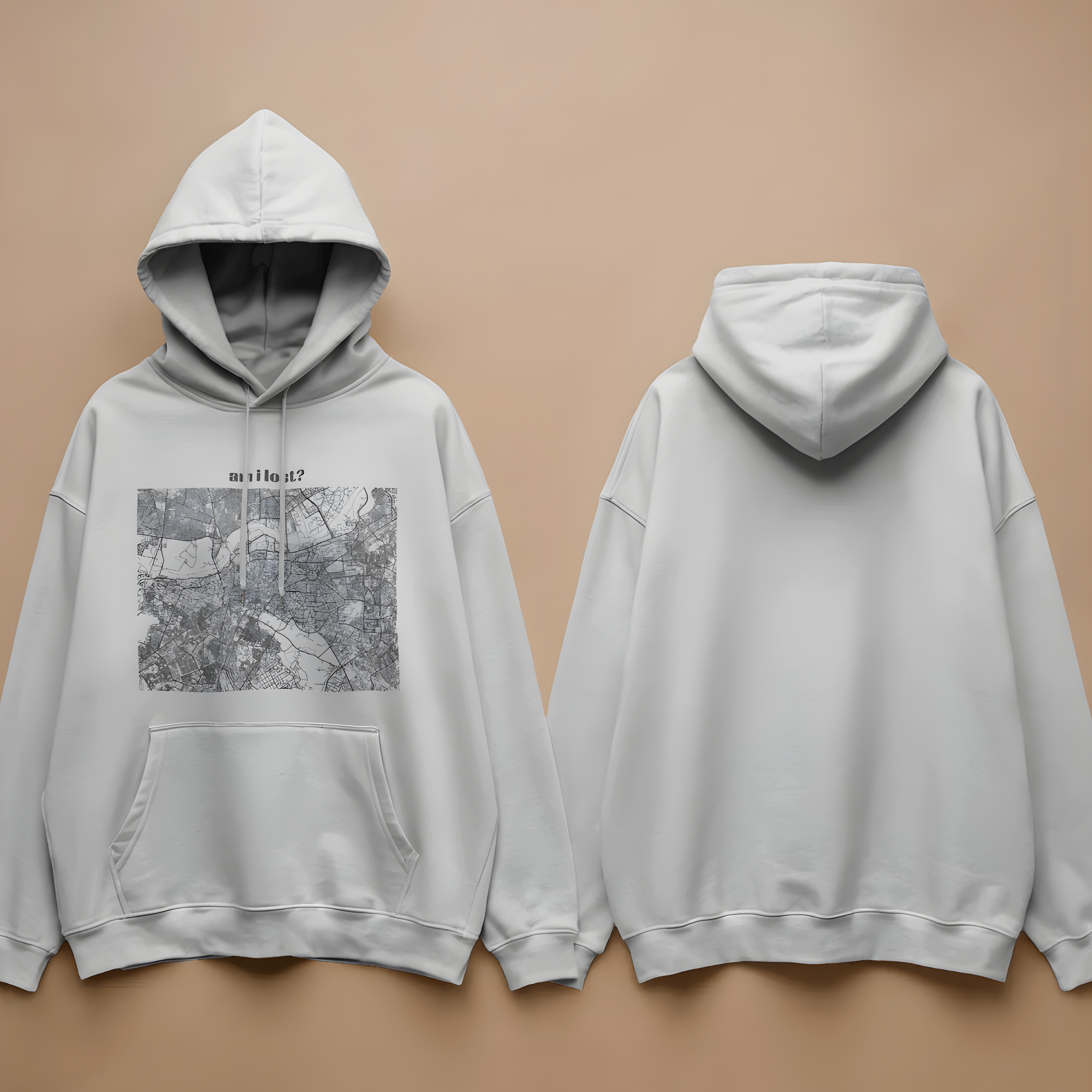 AM I LOST? Oversized Hoodie