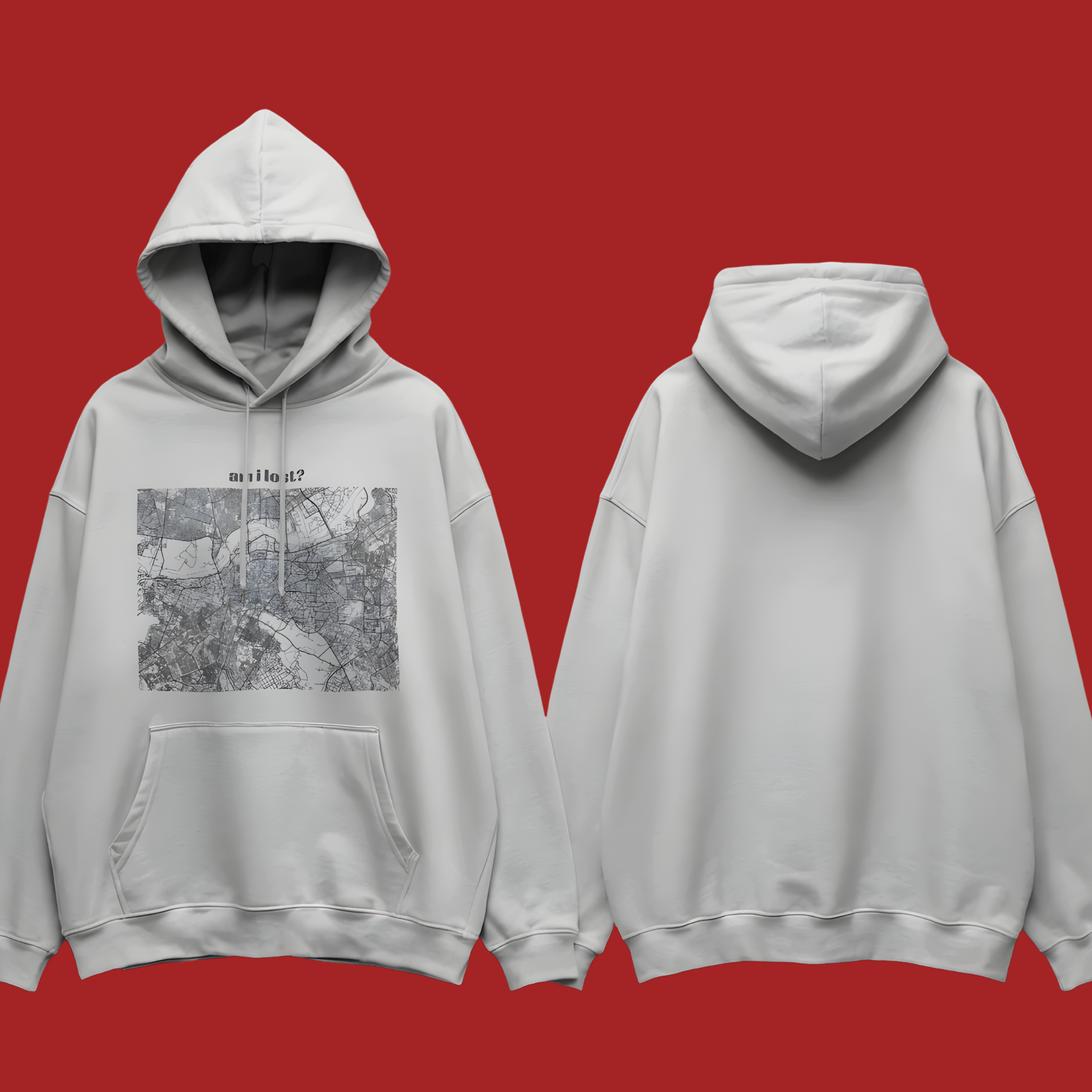 AM I LOST? Oversized Hoodie
