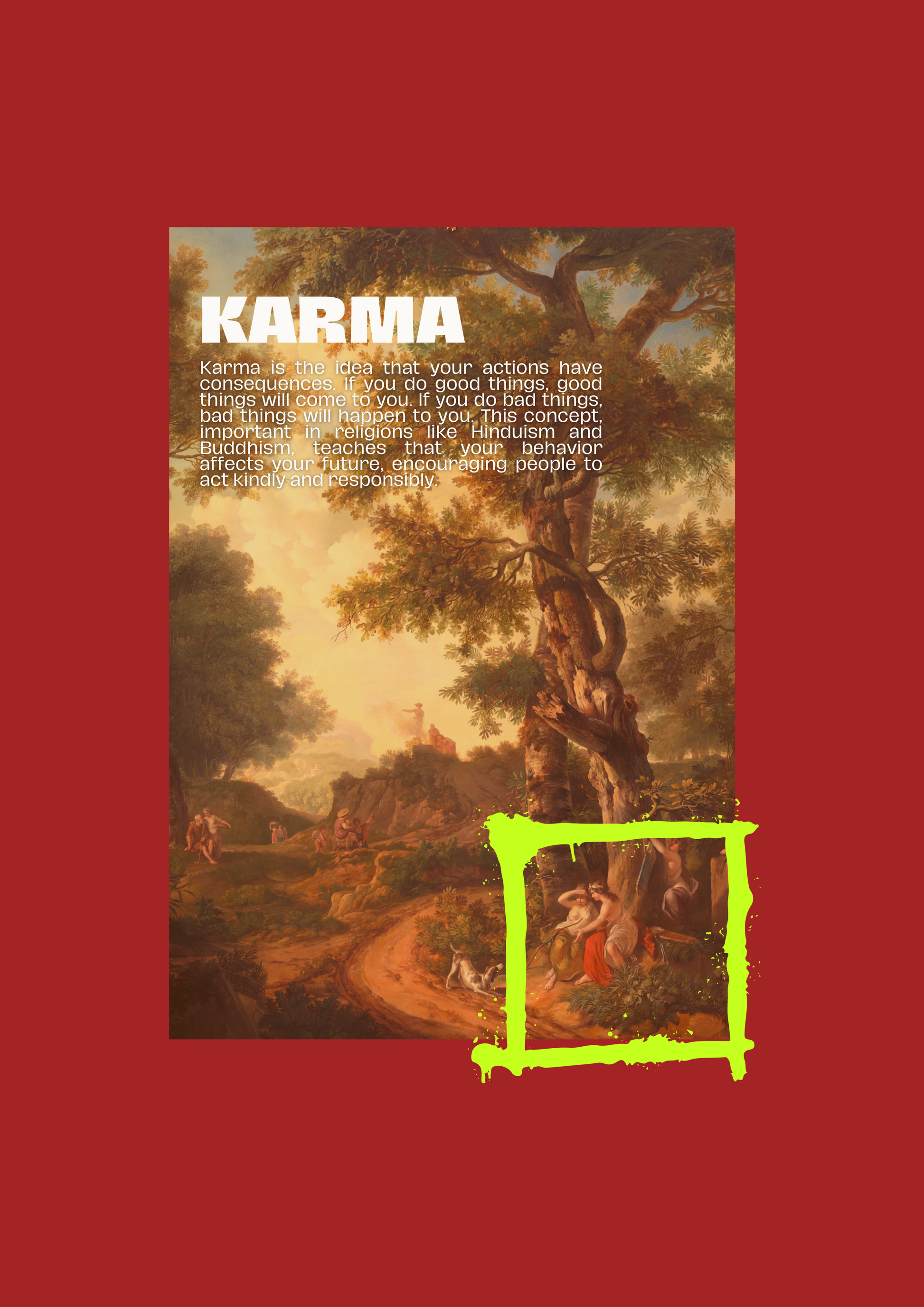 KARMA OVERSIZED T-SHIRT