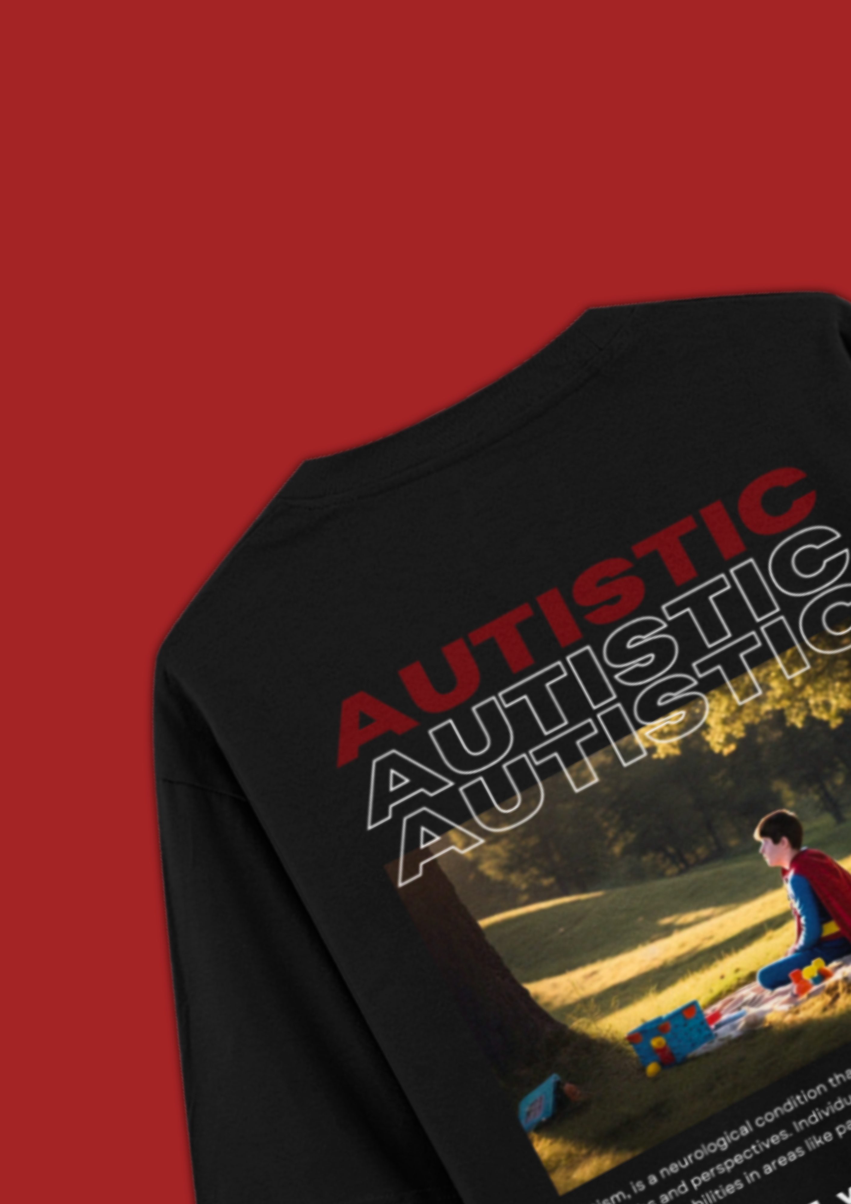 AUTISTIC OVERSIZED T-SHIRT