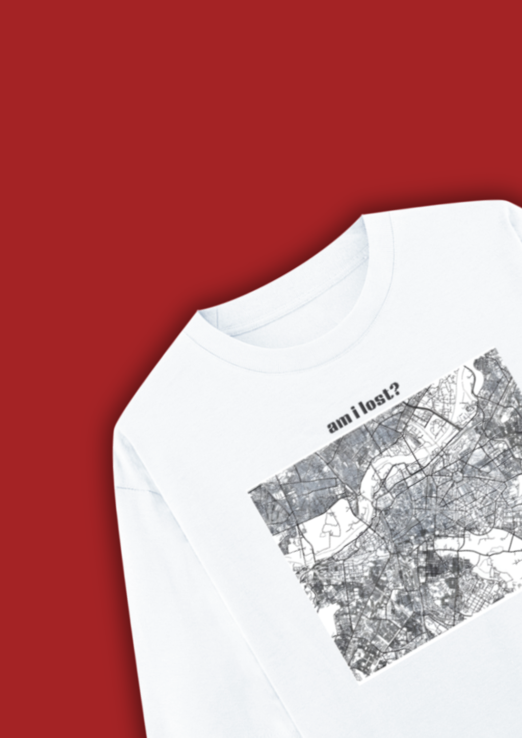 AM I LOST ? OVERSIZED T-SHIRT