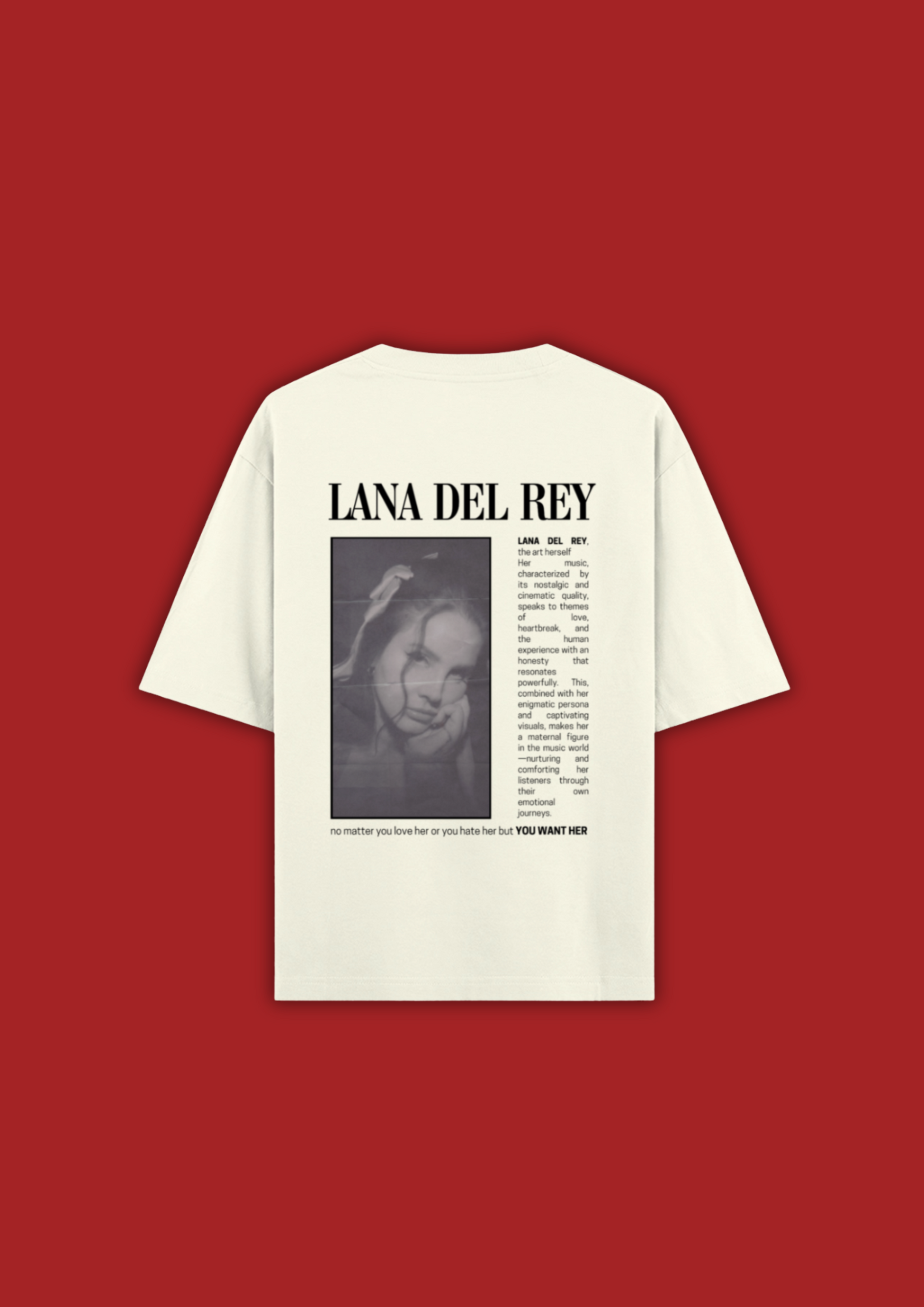 LANA DEL REY OVERSIZED T-SHIRT