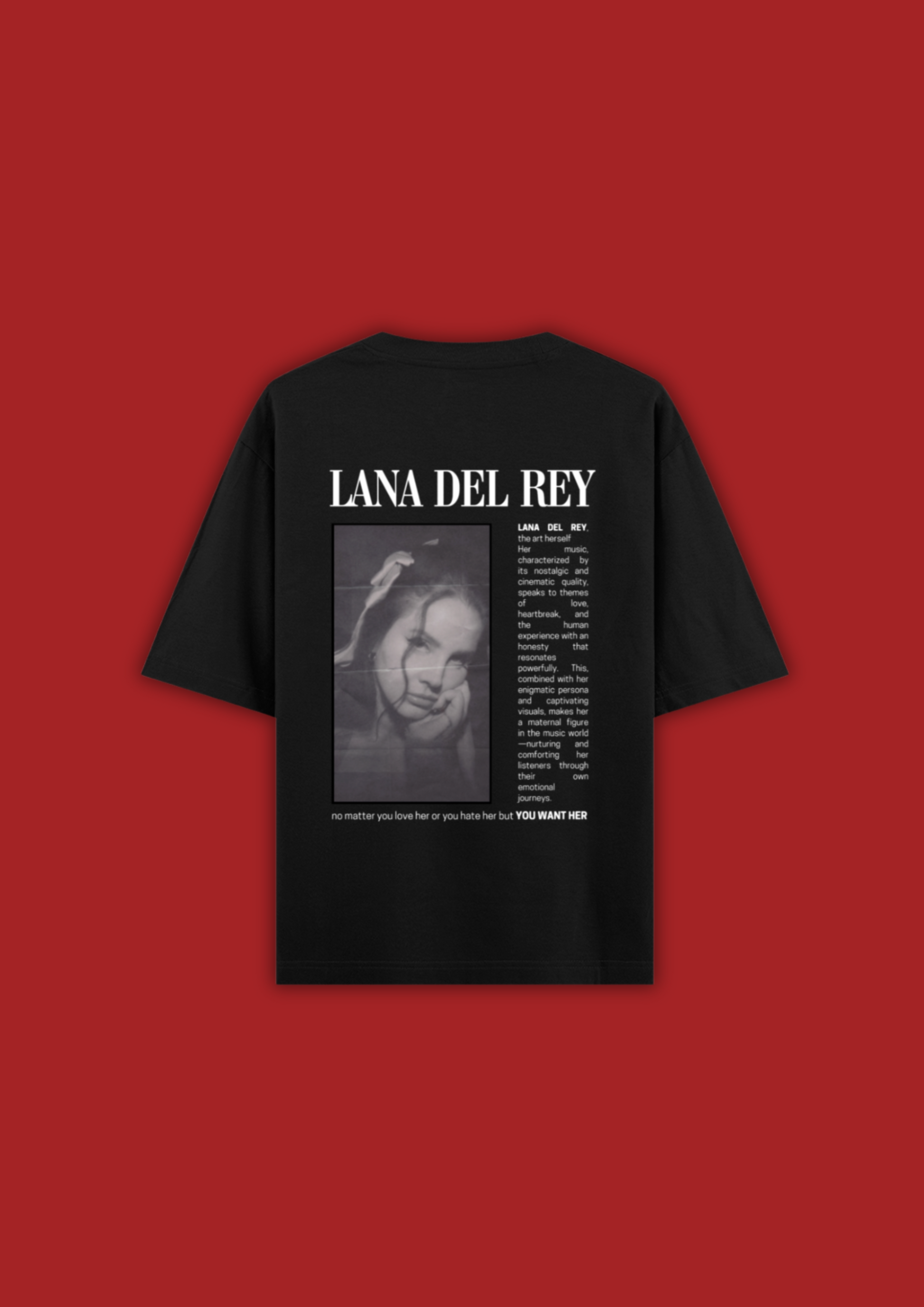 LANA DEL REY OVERSIZED T-SHIRT