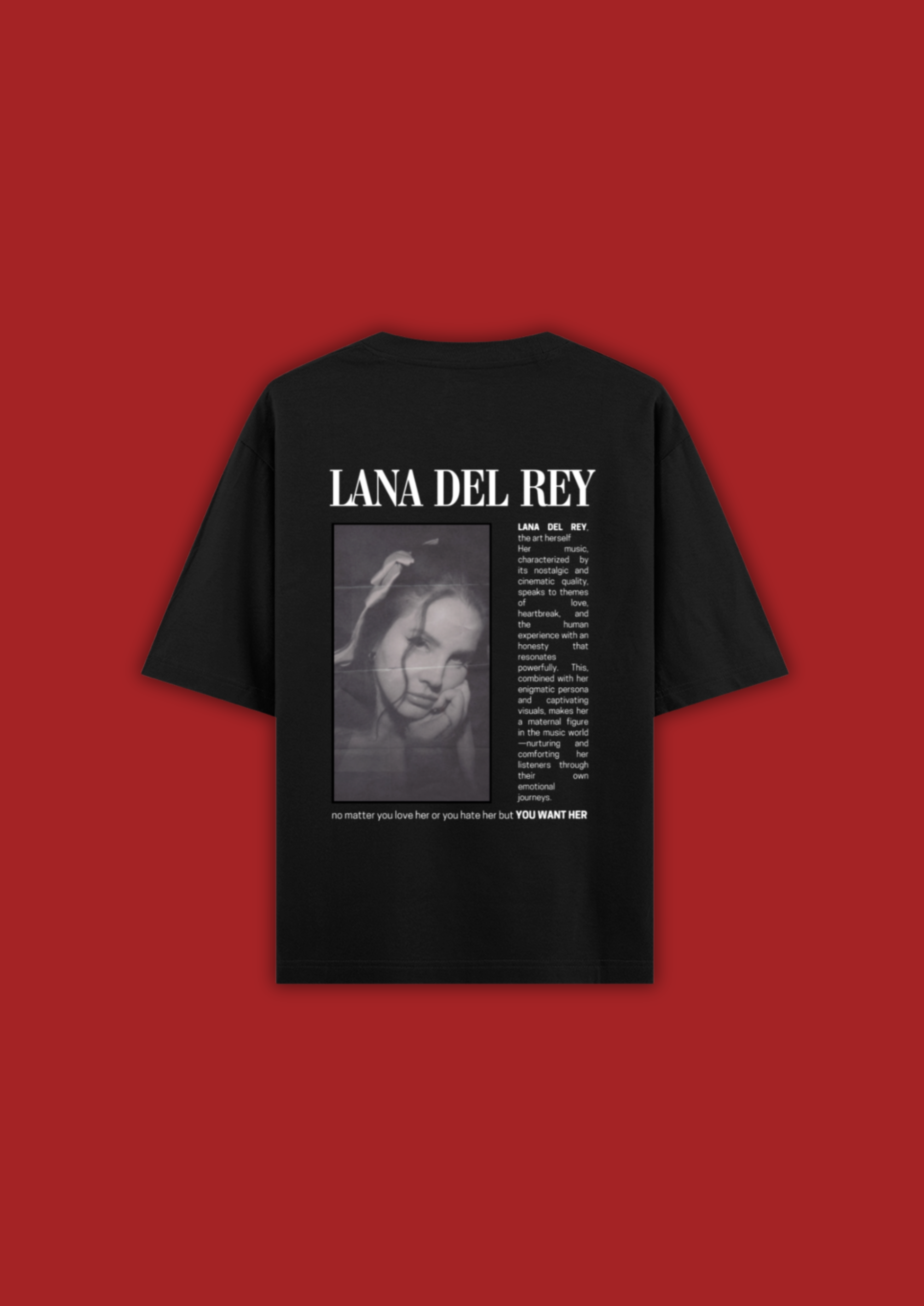 LANA DEL REY OVERSIZED T-SHIRT