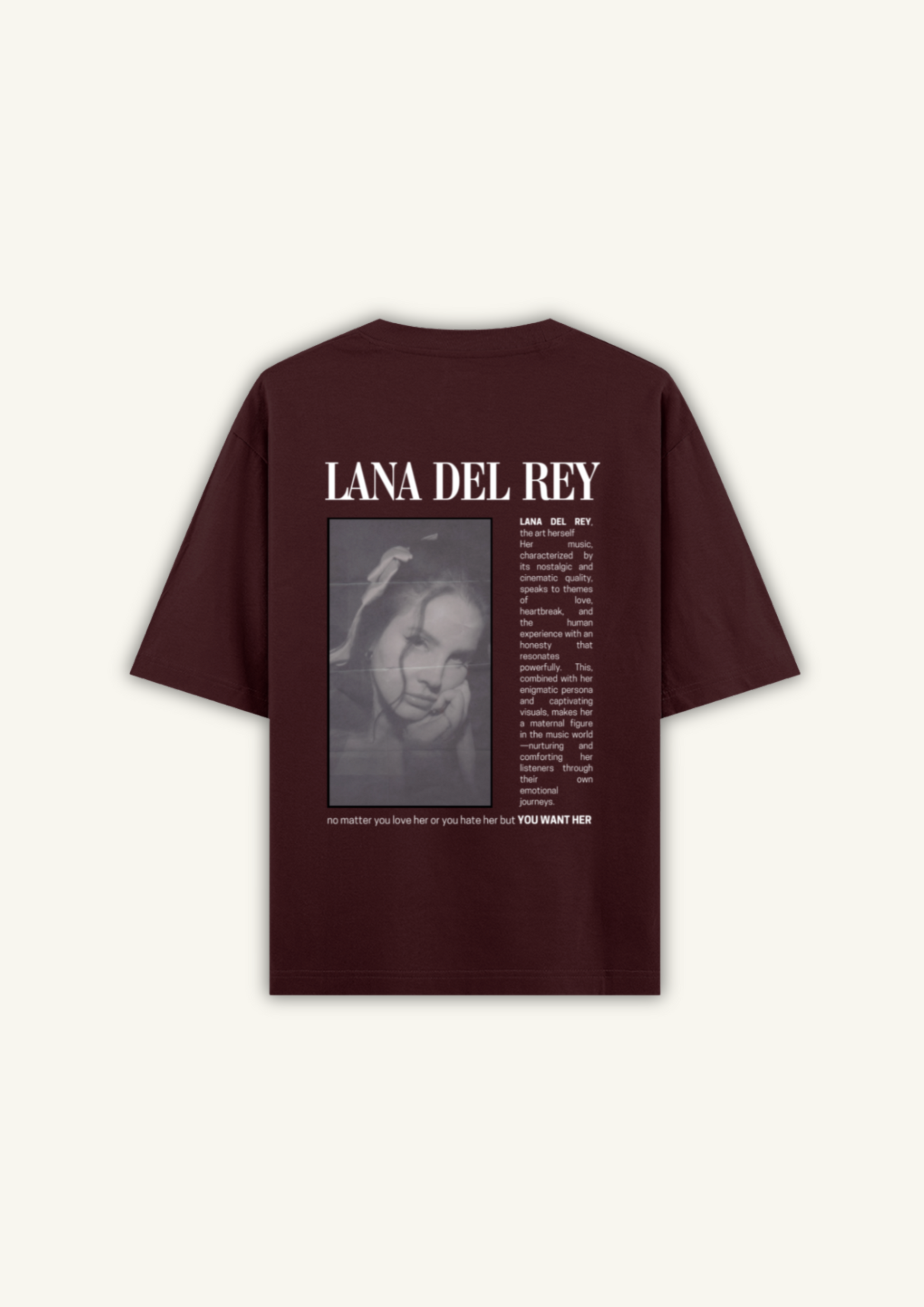 LANA DEL REY OVERSIZED T-SHIRT