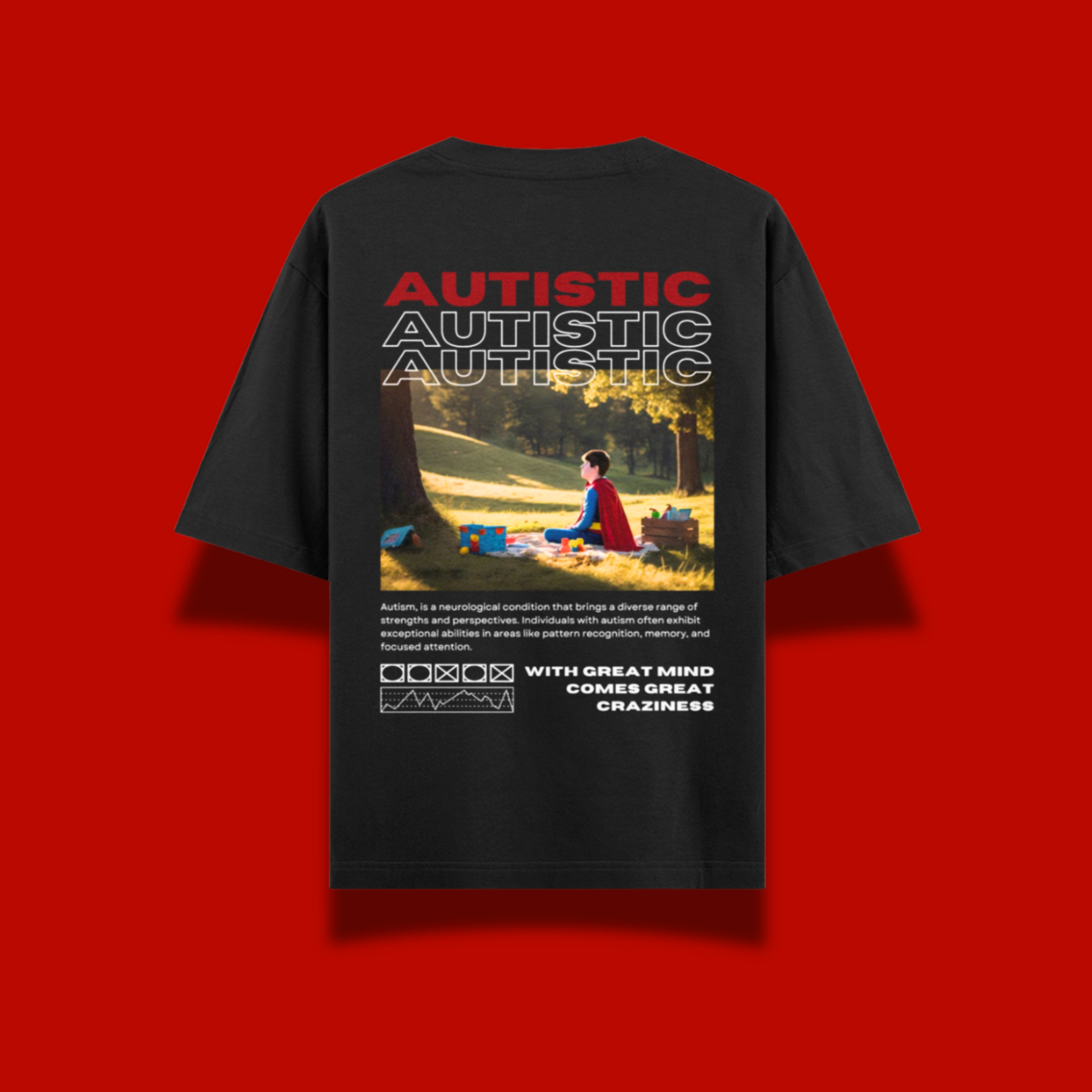 AUTISTIC OVERSIZED T-SHIRT