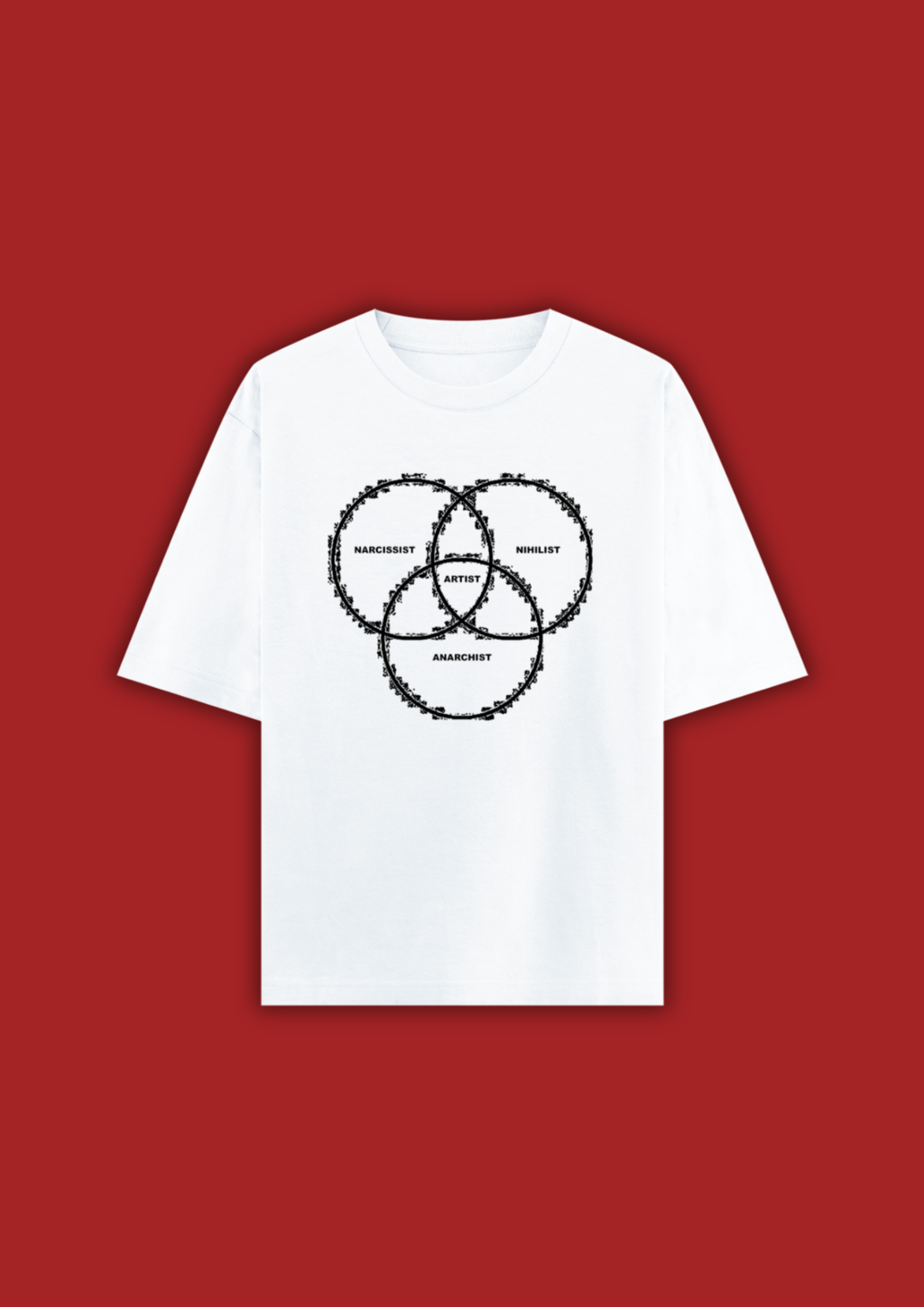 ARTISTIC VENN OVERSIZED T-SHIRT