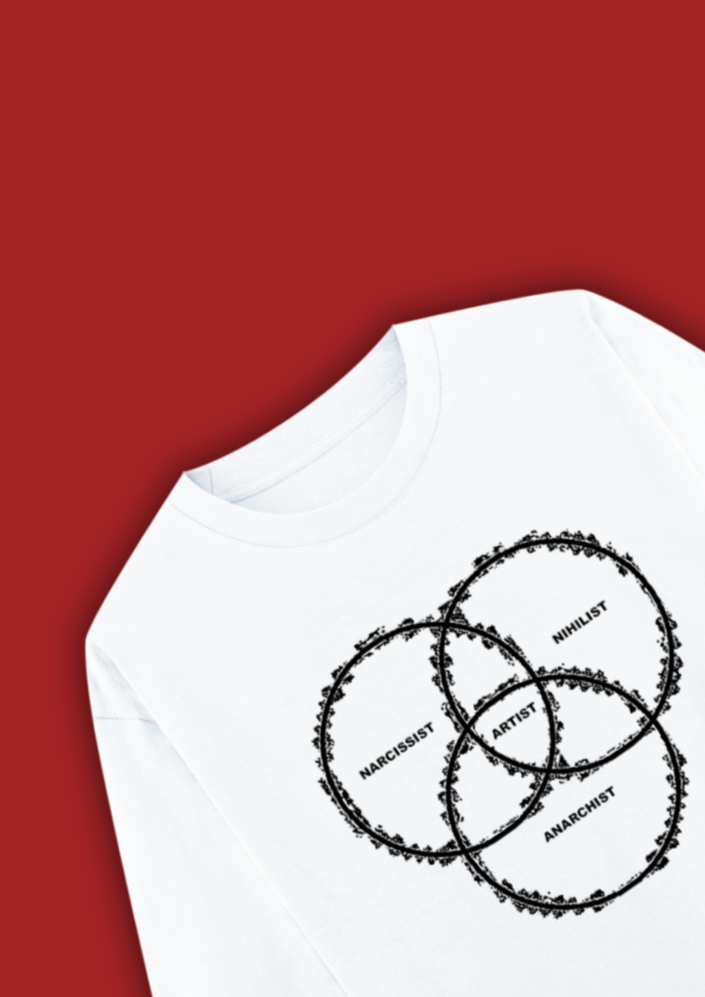 ARTISTIC VENN OVERSIZED T-SHIRT
